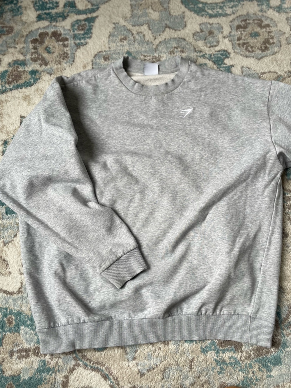 Gymshark Crewneck Sweatshirt in Heather Gray